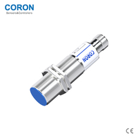 Capteur de proximité inductif CORON CLJ-A18M-5ANA-G M12 blindé IP67, type à branchement, détection encastrée, portée 5 mm, NPN normalement ouvert, 10-30 V CC