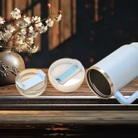Tasse isotherme à poignée pour voiture, en acier inoxydable 304, grande capacité, isolation froid, avec tube d'aspiration, pour crème glacée – Meilleure vente