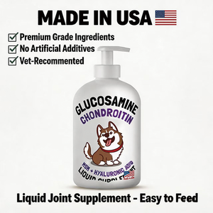 Glucosamine liquide pour chiens, saveur bacon, chondroïtine, MSM, acide hyaluronique, complément K9, formule pour les articulations, mobilité avancée des articulations - Product Image 5