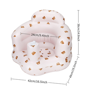 Swimbobo Portable gonflable petit ours enfants canapé siège chaises pour douche apprendre tabouret manger bébé siège de bain - Product Image 6