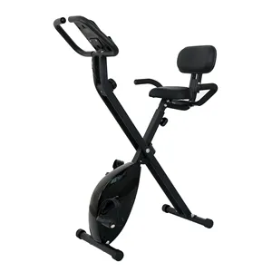 Ripiegabile Indoor cyclette con sistema magnetico Sport Cycling & Backrest ABS & EVA materiale attrezzature per il Fitness