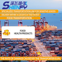 Expédition FCL/LCL fiable et sensible à la température de la Chine vers les États-Unis, le Royaume-Uni, l'Allemagne et l'UE (DDP/DDU) pour produits alimentaires