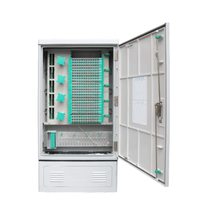 Gabinete de Red de Distribución de Fibra Óptica para Exteriores de 288 Núcleos con Protección IP65, Blanco, Estándar de 19 Pulgadas