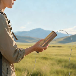비상용 10W 태양광 보조배터리 10000mAh 데저트 브라운 | 재난 대비 키트 | 고온 태양광 패널의 태양광 효율 - Product Image 3