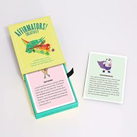 Cartes d'affirmation positives personnalisées, imprimées recto-verso, recyclables, écologiques, pour femmes/enfants et famille