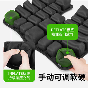 <b>U</b>-Shaped Inflatable Seat Cushion Tpu Material With Built-In Pump For Buttocks Pressure Relief Travel Office Use - Product Image 3