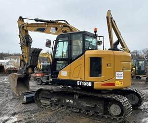 Sy155u 16 טון מחפר הידראולי רדיוס קומפקטי מעופר עבור בנייה עירונית - Product Image 6