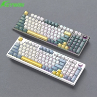 Clavier mécanique USB filaire avec bouton rotatif, 3 modèles mixtes, en stock usine, vente chaude, vente en gros, pour jeux et bureau