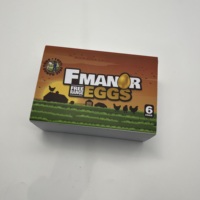 Boîtes à tiroirs en carton ondulé de haute qualité E Flut pour l'emballage des œufs, impression de logo, conception personnalisée