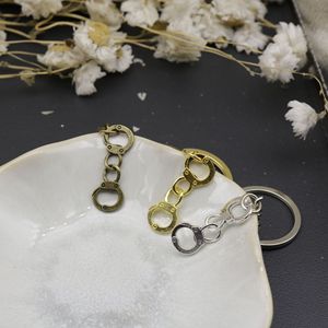 Doppel-Handschellen-Schlüsselanhänger Antik-Bronze Zinklegierung Accessoire für Polizei-Akademie Abschlussgeschenk - Product Image 4