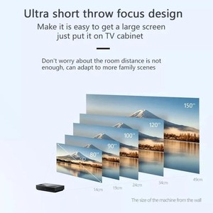 <span class=keywords><strong>Fengmi</strong></span> <span class=keywords><strong>4K</strong></span> Cinema <span class=keywords><strong>Pro</strong></span> Proyector láser DLP sistema de cine en casa 2400ANSI 64GB TV de proyección ultracorta para el hogar / la of - Product Image 4