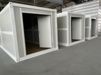 Mini-maison préfabriquée pliable prête à être expédiée, 1 chambre, couleur personnalisée, maison mobile pliable préfabriquée