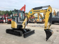 Promo Jual Excavator Mini Bekas VIO35 3.5 Ton dengan Hydraulic Thumb Quick Coupler Ready Stock VIO30 VIO50 VIO55 untuk Konstruksi