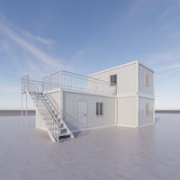 Fournisseurs de maisons préfabriquées en conteneurs plats personnalisés, caravane, maison préfabriquée, fourgon de 40 pieds avec chambre et salle de bain à Dubaï, Kenya