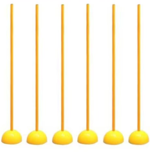 Pali per Bandierine da <span class=keywords><strong>Calcio</strong></span>, Basket e Pallavolo in PVC di Diversi Colori, Facili da Trasportare per Allenamento Adulti e Corsa - Product Image 3