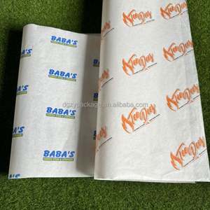 Papel de Envoltura para Galletas con Logotipo Impreso Personalizado, Papel de Envoltura para Alimentos, Papel de Envoltura para Carnes, Papel de Envoltura para Sándwiches con Recubrimiento de PE - Product Image 2