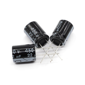 Aluminum Electrolytic Capacitor 22UF 450V 16x22mm Lead Plug In High Temperature Resistant REACH Certified - Product Image 2