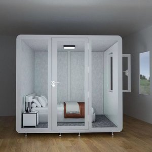 Easy to Install Soundproof Modern, Home Cubicle Portable Office Cabin Soundproof Cabin <b>Sleeping</b> Cabin Mobile <b>Sleeping</b> Room - Product Image 3