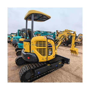 Mini-excavatrice sur chenilles Komatsu PC30MR avec godet de 0,07 m³, poids de 3000 kg, moteur de 21 kW, micro-excavatrice à rotation zéro - Product Image 2