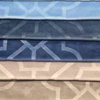 Tissu en polyester 240 g/m² à motif 3D gaufré, design personnalisé, luxe, durable, pour canapé, rideau et housses de coussin