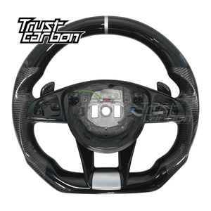 สำหรับ Mercedes-Benz 2015-2018พวงมาลัยสปอร์ตแบบคาร์บอนฟรีตามสั่ง E C S A-Class W213 <span class=keywords><strong>AMG</strong></span> W205 E63 GLS SL C43 GT S65 GLA - Product Image 1