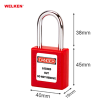 Cadenas Tagout de haute qualité, équipement de verrou industriel, cadenas de sécurité