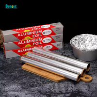 Rouleau de papier aluminium de haute qualité pour la cuisson au four et le barbecue, 30 cm x 5 m, 1 pièce