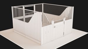 ポータブルで耐久性のあるプレハブ馬安定ストールボックス快適な屋内ヨーロッパデザイン農場用 - Product Image 5