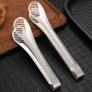 DFT14 Drainage Holes <b>Bread</b> Food Tongs Made in China - Product Image 3