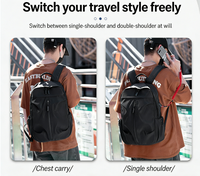 Sac à dos à enroulement Oxford BACKPACK LAPTOP avec poignée renforcée et compartiment pour ordinateur de grande capacité pour hommes