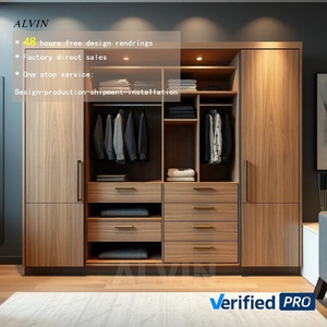 Guarda-Roupa Clássico Branco Estreito com Duas Portas e Puxadores Metálicos para Quarto Pequeno - Móvel Doméstico de Armazenamento Alto - Product Image 6
