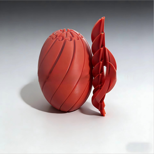 Œuf Fidget Spirale Imprimé en 3D, Jouet Anti-Stress en Plastique à Roue Tournante pour les Doigts - Product Image 1