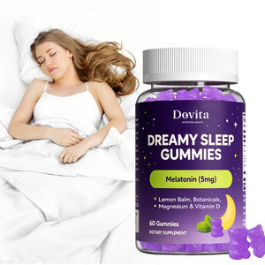 Gomitas para Dormir Sin Melatonina, Fabricante de Suplementos de Marca Privada OEM, Glicinato de Magnesio, Apoyo para la Relajación, Pedidos al por Mayor - Product Image 1