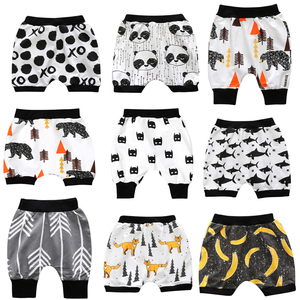 <span class=keywords><strong>Pantaloncini</strong></span> Estivi per Bambini all'Ingrosso, Shorts in Cotone con Stampa Cartoon per Bambini e Bambine, Pantaloni Estivi Morbidi con Elastico in Vita - Product Image 1