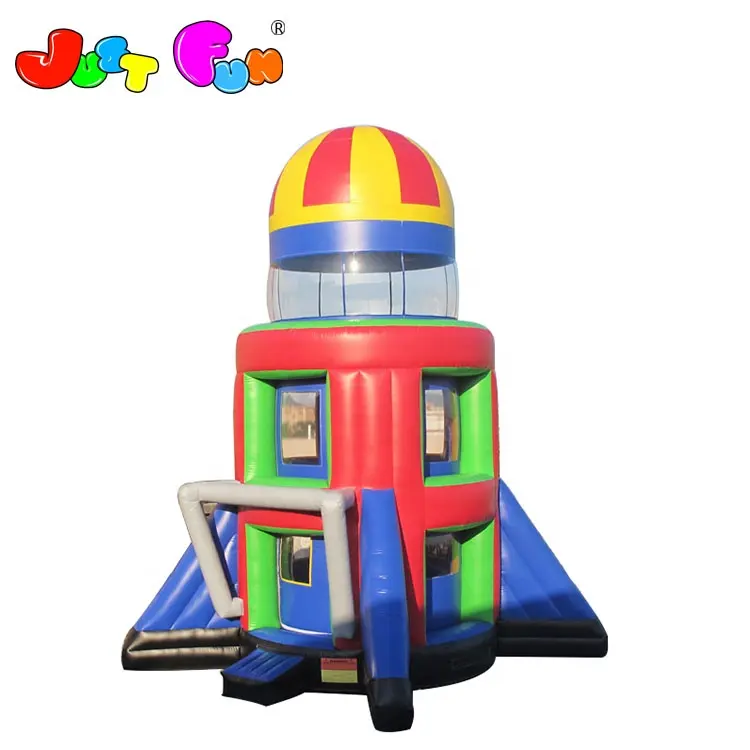 Lucu Inflatable Parachute Rocket untuk Orang Dewasa dan Anak-anak untuk Dijual