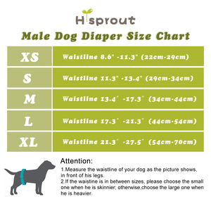 Pañales lavables personalizados para perros, bragas sanitarias absorbentes a prueba de fugas, pantalones para orinar, venta al por mayor, pañales reutilizables para perros machos, venta al por mayor - Product Image 4