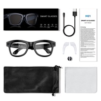 Lunettes Intelligentes 800w Pixel M01Pro avec Photo, Traduction IA, Activation Vocale ChatGPT pour Appels et Musique, Contrôle par Bouton Tactile, Chargement Magnétique