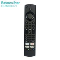 Télécommande ES-RM090-3-V Prix Usine pour Nouveau Google Chromecast 4K TV Google Voice Décodeur Smart TV G9N9N Voice BT IR