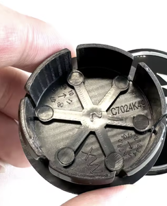 Emblème de voiture 3D de 50 mm pour <span class=keywords><strong>FIAT</strong></span>, capuchon de moyeu de roue, couvercle anti-poussière pour jante, accessoires de style pour 500 - Product Image 4