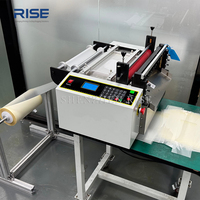 Machine de découpe de film plastique en rouleaux longitudinaux et transversaux RS-400G, machine de découpe de papier en rouleaux en feuilles avec support