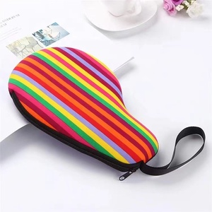 Sac de raquette de tennis de table portable personnalisable avec impression de logo Solution de rangement pratique pour le sport de raquette - Product Image 5