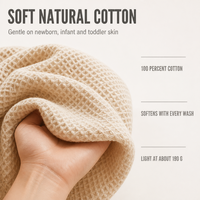 Serviette poncho à capuche 100 % coton gaufré pour bébé Kaiyue, peignoir de bain pour nourrisson, paréo de plage – Fournisseur en gros OEM ODM