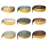 Bande d'étanchéité en caoutchouc mousse Epdm de type D de 9mm de largeur 6mm de hauteur pour porte et fenêtre