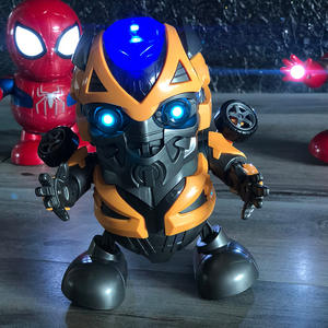Regalo para el Día del Niño, Juguete Electrónico Robot de Iron <span class=keywords><strong>Spider</strong></span>-<span class=keywords><strong>Man</strong></span> Bailarín de los Vengadores con Función de Luz, Material Plástico - Product Image 3