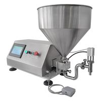 Distributeur rotatif semi-automatique de machine de remplissage de pâte de crème d'huile épaisse de piston de pompe à engrenages de rotor de lobe servo pour les liquides épais