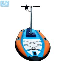 SUP Pliable à Pédales Grand Tapis Flottant Plat pour 1 Personne en Drop Stitch pour Sports Nautiques Extérieurs – Fabrication Lumark Chine