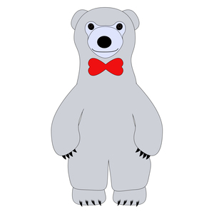 Costume de mascotte réaliste pour <span class=keywords><strong>adulte</strong></span> à prix avantageux, <span class=keywords><strong>ours</strong></span> polaire blanc en fourrure, costume de mascotte personnalisé, personnage de dessin animé - Product Image 3