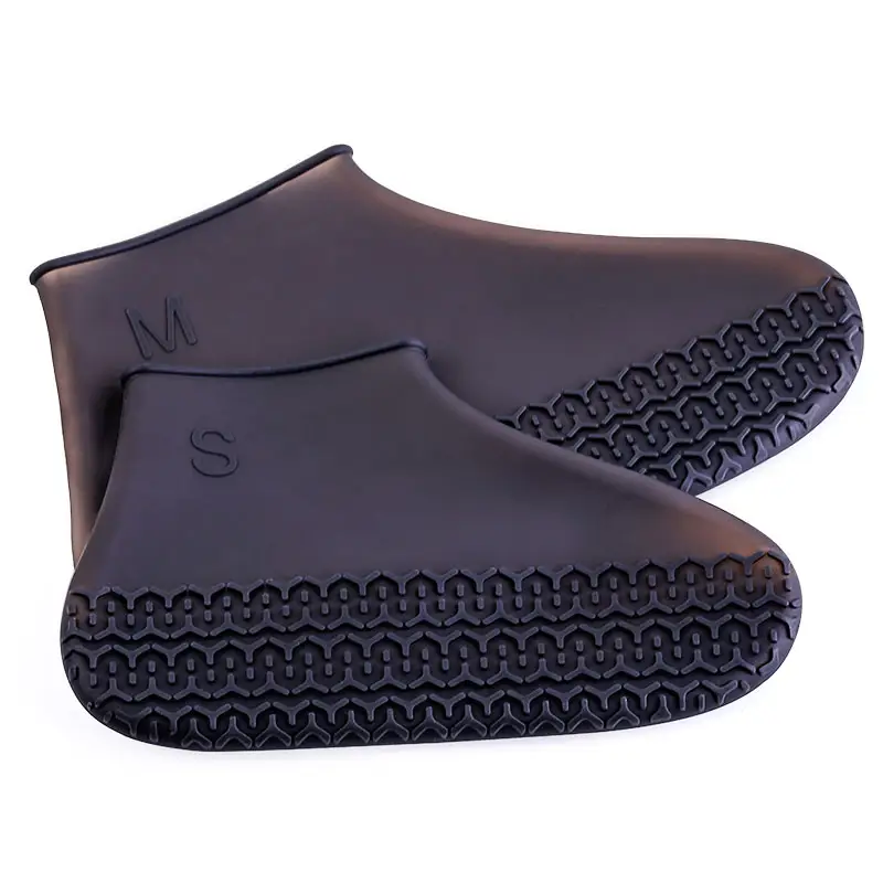 Rain Serhoe Covers, Reusable Silicone Shoe Covs Waterproof Foldable Slip Cycling Outdoor Shoe Covers for Women,Men