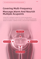 Ceinture Chauffante Menstruelle pour Soulager les Crampes et les Douleurs Menstruelles, Coussin Chauffant pour les Règles, Ceinture de Massage Chauffante pour le Ventre