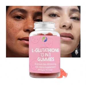 Gomitas Veganas Ausreson con Vitamina C, L-glutatión y Colágeno 13 en 1, Suplemento Blanqueador de Piel, Gomitas de L-glutatión 13 en 1 para la Piel - Product Image 1